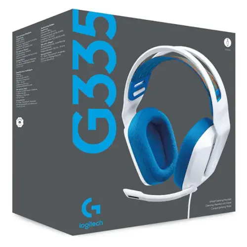 Logitech G G335 Kablolu Oyuncu Beyaz Kulaklığı - 981-001018