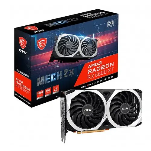 MSI Radeon RX 6600 XT MECH 2X 8G OC 8GB GDDR6 128Bit Ekran Kartı + MSI A320M-A Pro Max AMD A320 Soket AM4 DDR4 3200(OC)MHz mATX Anakart Bundle