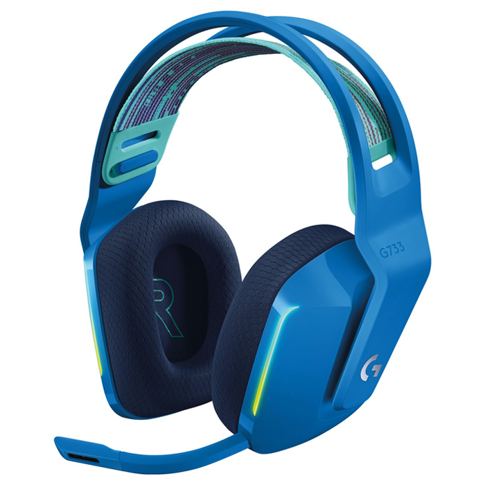 Logitech G733 Blue 981-000943 7.1 Surround RGB Mikrofonlu LightSpeed Kablosuz Gaming (Oyuncu) Kulaklık