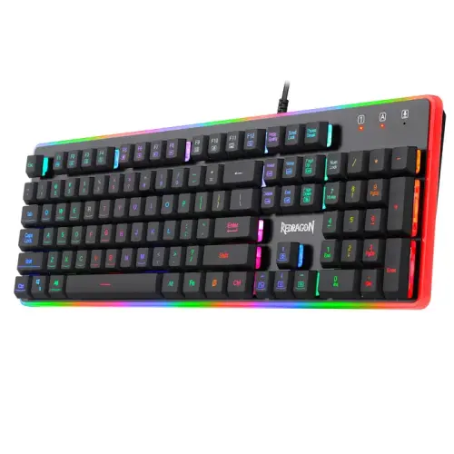 Redragon K509 Dyaus RGB TR Q Membrane Siyah Kablolu Gaming (Oyuncu) Klavye