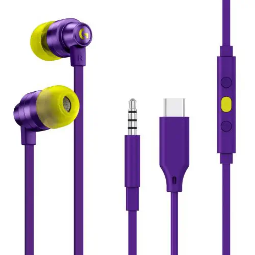 Logitech G333 Purple 981-000936 Mikrofonlu Kablolu Kulak İçi Gaming (Oyuncu) Kulaklık