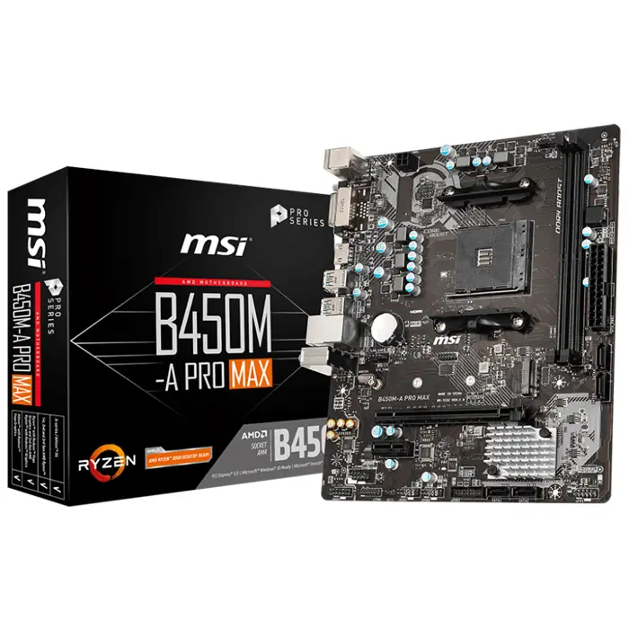 MSI Radeon RX 6800 XT GAMING X TRIO 16G 16GB GDDR6 256Bit Ekran Kartı + MSI B450M-A PRO MAX AMD B450 Soket AM4 DDR4 4133(OC)MHz mATX Anakart Bundle