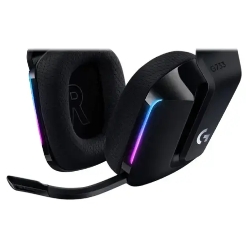 Logitech G733 Black 981-000864 7.1 Surround RGB Mikrofonlu LightSpeed Kablosuz Gaming (Oyuncu) Kulaklık