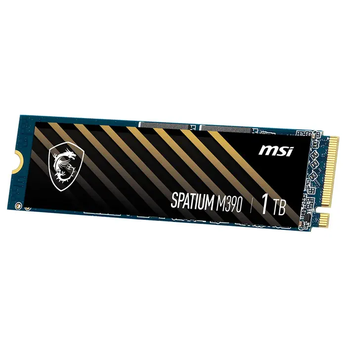 MSI Spatium M390 1TB 3300/3000MB/s PCIe NVMe M.2 SSD Disk
