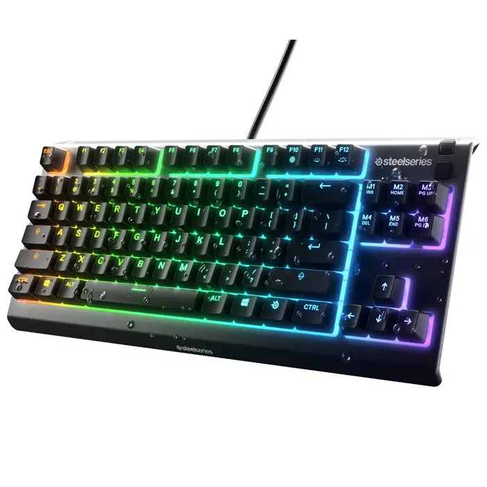 SteelSeries Apex 3 TKL SSK64818 TR Q RGB Membrane Kablolu Gaming (Oyuncu) Klavye