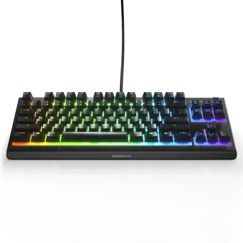 SteelSeries Apex 3 TKL SSK64818 TR Q RGB Membrane Kablolu Gaming (Oyuncu) Klavye