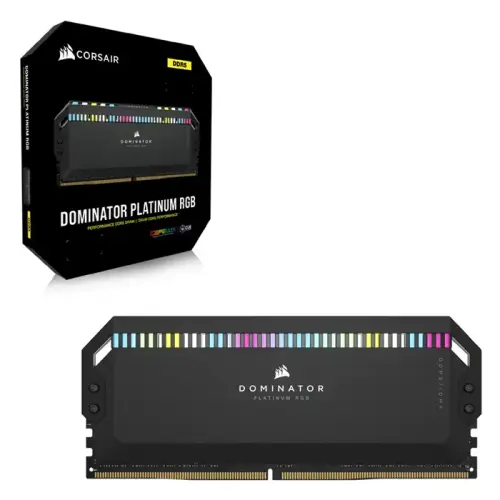 Corsair Dominator Platinum RGB CMT32GX5M2X6200C36 32GB (2x16GB) DDR5 6200MHz CL36 Siyah Gaming (Oyuncu) Ram