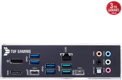 ASUS TUF Gaming Z690-Plus Intel Z690 Soket 1700 DDR5 6000(OC)MHz ATX Gaming (Oyuncu) Anakart
