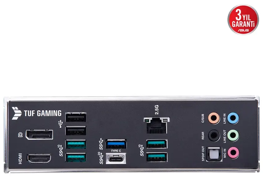 ASUS TUF Gaming B660M-Plus D4 Intel B660 Soket 1700 DDR4 5333(OC)MHz mATX Gaming (Oyuncu) Anakart