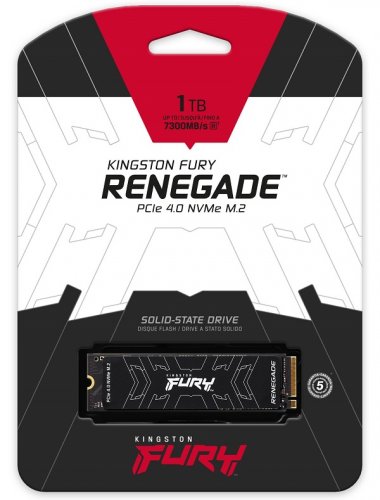 Kingston Fury Renegade SFYRS/1000G 1TB 7300/6000MB/s NVMe PCIe M.2 SSD Disk