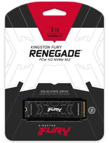 Kingston Fury Renegade SFYRS/1000G 1TB 7300/6000MB/s NVMe PCIe M.2 SSD Disk