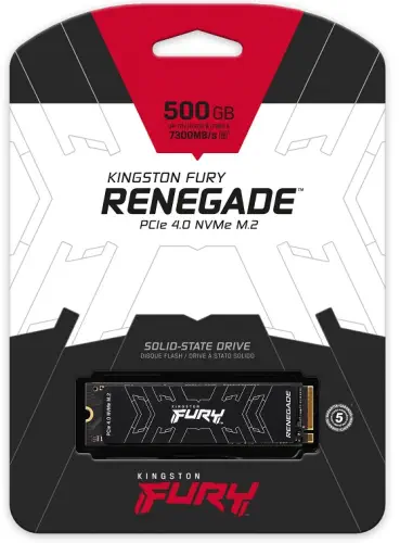 Kingston Fury Renegade SFYRS/500G 500GB 7300/3900MB/s NVMe PCIe M.2 SSD Disk