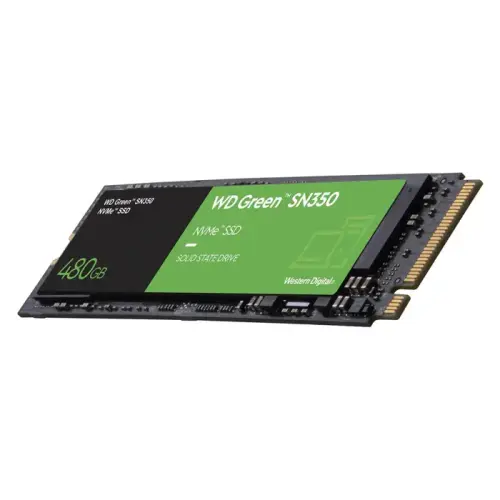 WD Green SN350 WDS480G2G0C 480GB 2400/1650MB/s PCIe NVMe M.2 SSD Disk