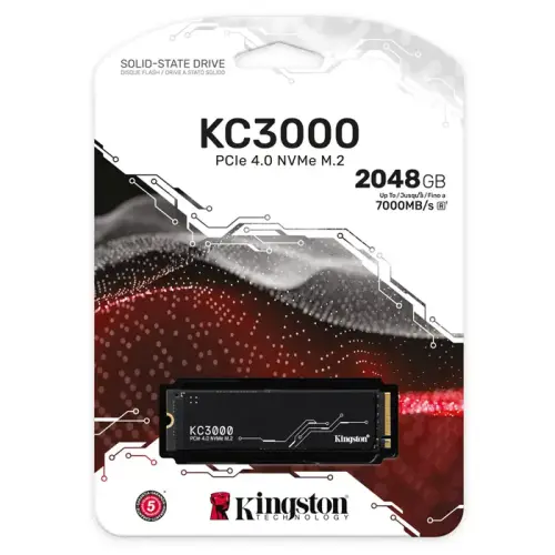 Kingston KC3000 SKC3000D/2048G 2TB 7000/7000MB/s PCIe NVMe M.2 SSD Disk