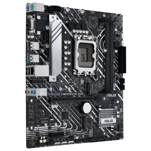 ASUS Prime H610M-A D4-CSM Intel H610 Soket 1700 DDR4 3200MHz mATX Gaming (Oyuncu) Anakart