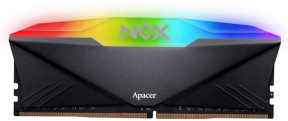Apacer Nox RGB 8GB (1x8GB) DDR4 3200MHz CL16 Gaming Ram (AH4U08G32C28YNBAA-1)