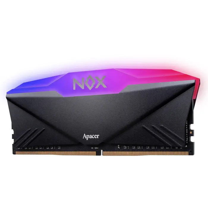 Apacer Nox RGB 8GB (1x8GB) DDR4 3200MHz CL16 Gaming Ram (AH4U08G32C28YNBAA-1)