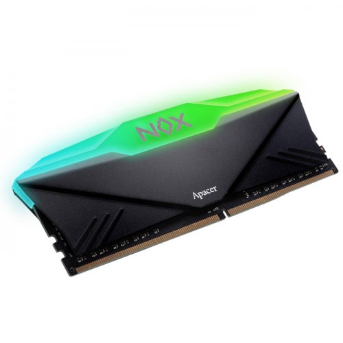 Apacer Nox RGB 8GB (1x8GB) DDR4 3200MHz CL16 Gaming Ram (AH4U08G32C28YNBAA-1)