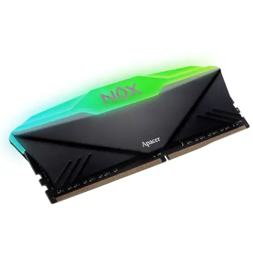 Apacer Nox RGB 8GB (1x8GB) DDR4 3200MHz CL16 Gaming Ram (AH4U08G32C28YNBAA-1)