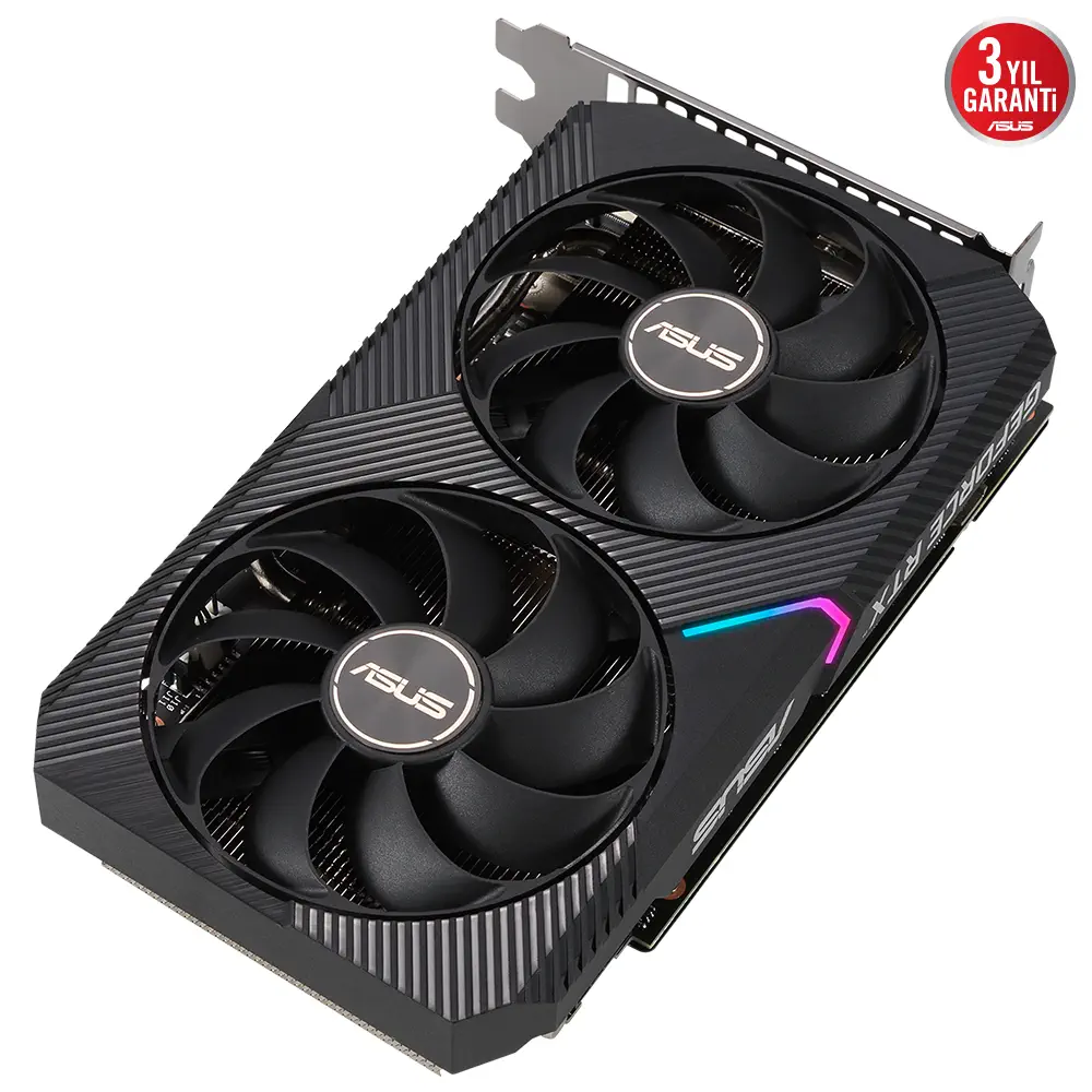 ASUS Dual GeForce RTX 3050 DUAL-RTX3050-8G 8GB GDDR6 128Bit DX12 Gaming (Oyuncu) Ekran Kartı