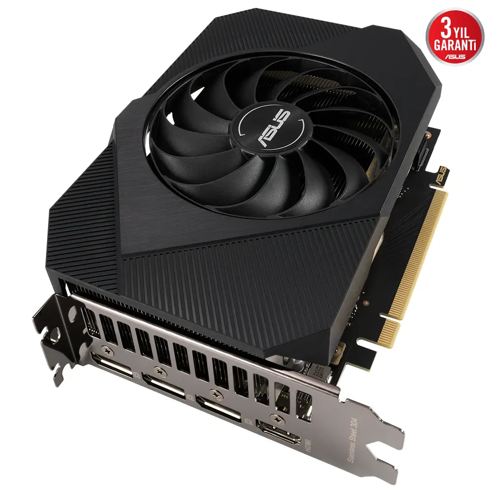 ASUS Phoenix GeForce RTX 3050 8G PH-RTX3050-8G 8GB GDDR6 128Bit DX12 Gaming (Oyuncu) Ekran Kartı