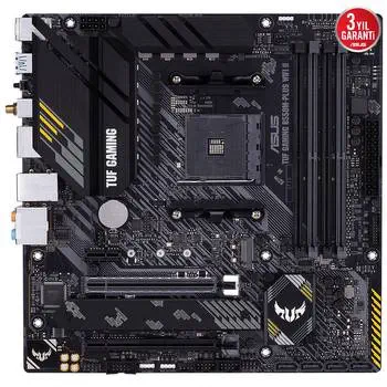 ASUS TUF Gaming B550M-Plus WIFI II AMD B550 Soket AM4 DDR4 4866(OC)MHz mATX Gaming (Oyuncu) Anakart