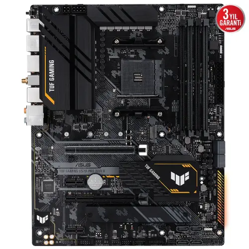 Asus TUF Gaming X570-PRO WIFI II AMD X570 Soket AM4 DDR4 5100(OC)MHz ATX Gaming (Oyuncu) Anakart