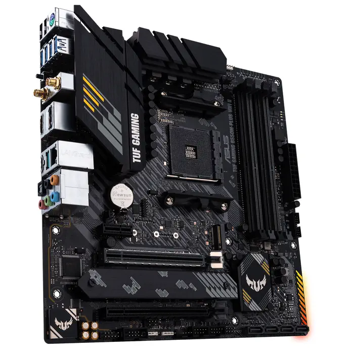 ASUS TUF Gaming B550M-Plus WIFI II AMD B550 Soket AM4 DDR4 4866(OC)MHz mATX Gaming (Oyuncu) Anakart