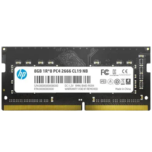 HP 7EH98AA 8GB (1x8GB) DDR4 2666MHz CL19 SODIMM Notebook RAM