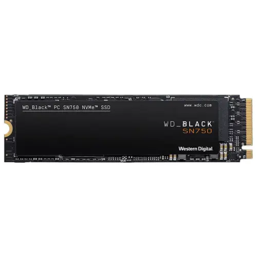 WD Black SN750 WDS100T3X0C 1TB 3470/3000MB/s PCIe NVMe M.2 SSD Disk