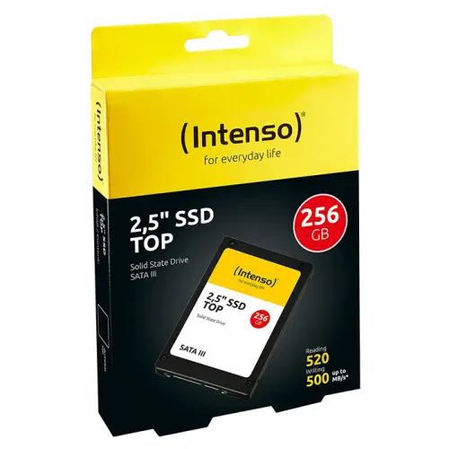 Intenso Top Performance 3812440 256GB 520/500MB/s 2.5″ SATA 3 SSD Disk