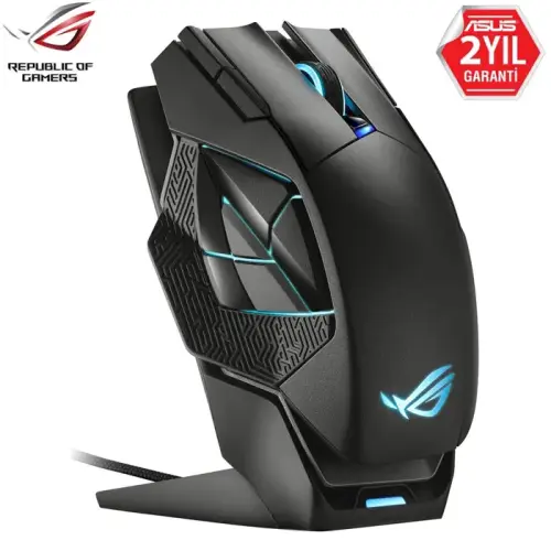 Asus ROG Spatha X 19.000 DPI 12 Tuş Optik RGB Kablosuz Gaming (Oyuncu) Mouse