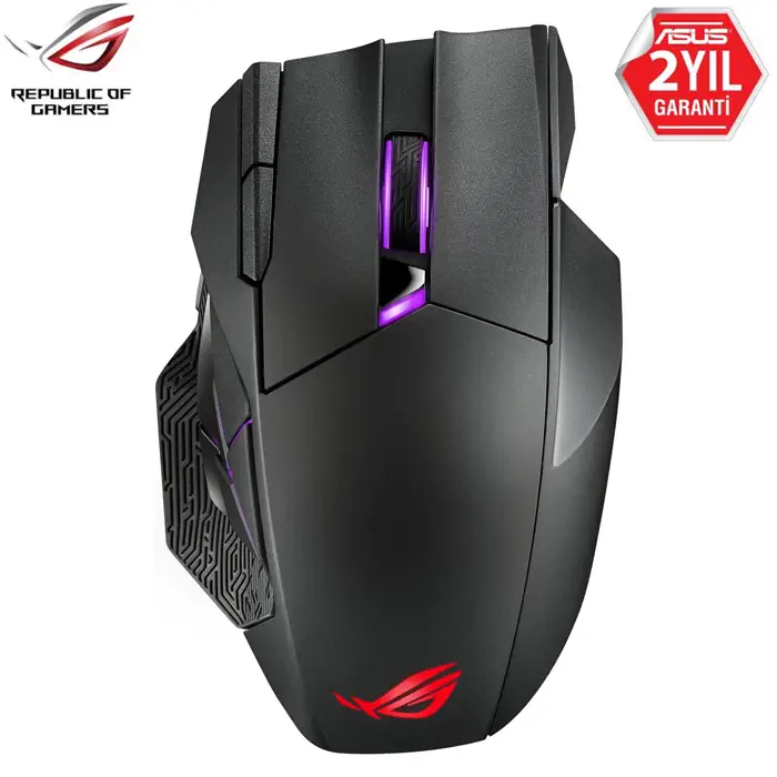 ASUS ROG Spatha X 19.000 DPI 12 Tuş Optik RGB Kablosuz Gaming (Oyuncu) Mouse