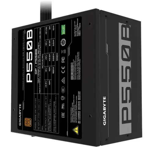 Gigabyte P550B GP-P550B 550W 80 Plus Bronze 120mm Fan Power Supply 