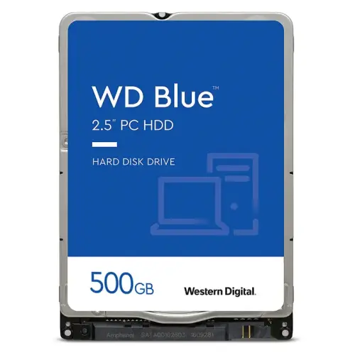 WD Blue WD5000LPZX 500GB 5400RPM 128MB 2.5″ SATA 3 Harddisk