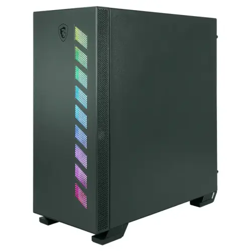MSI MAG Vampiric 300R Midnight Green 1x120mm ARGB Fan Temperli Cam USB 3.2 Type-C ATX Mid-Tower Gaming (Oyuncu) Kasa