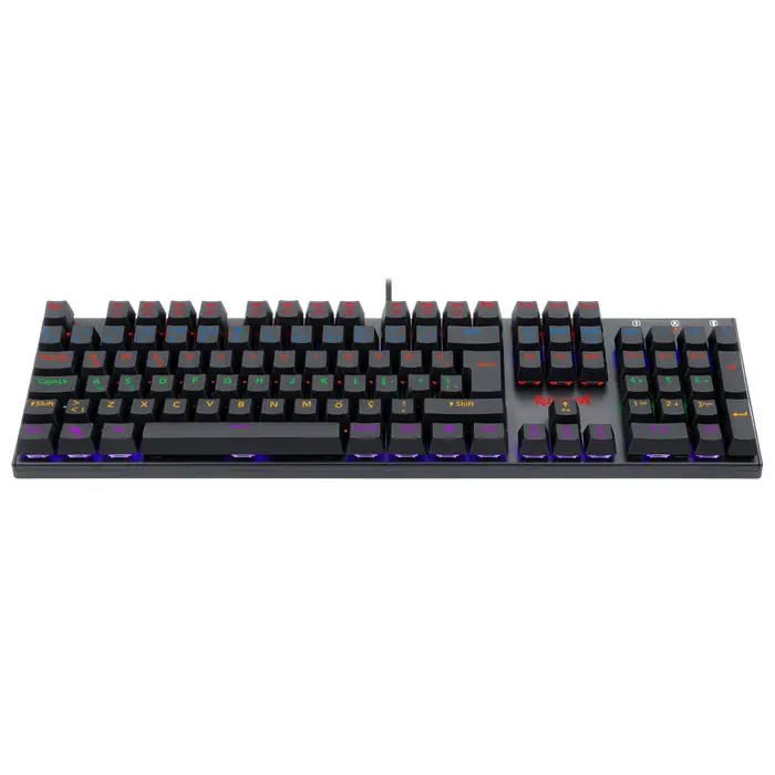 Redragon K565R-1 Rudra Blue Switch RGB TR Q Mekanik Kablolu Gaming (Oyuncu) Klavye