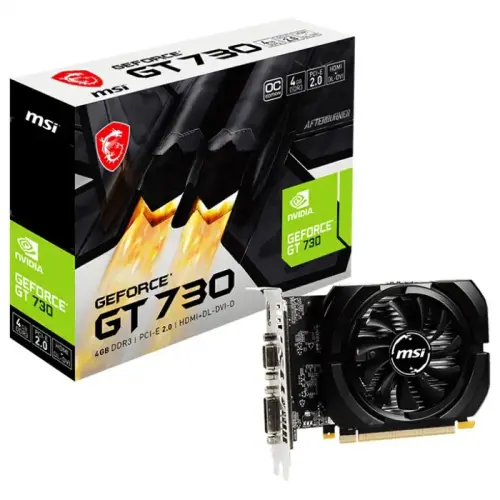 MSI GeForce GT 730 N730K-4GD3/OC 4GB DDR3 64Bit DX12 Gaming (Oyuncu) Ekran Kartı