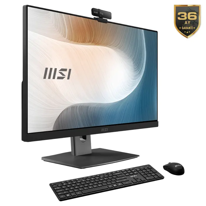 MSI Modern AM241P 11M-074XTR i7-1165G7 16GB 512GB SSD 23.8” Full HD FreeDOS All In One PC