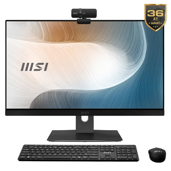 MSI Modern AM241P 11M-074XTR i7-1165G7 16GB 512GB SSD 23.8” Full HD FreeDOS All In One PC