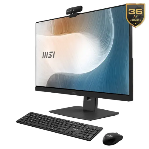 MSI Modern AM241P 11M-074XTR i7-1165G7 16GB 512GB SSD 23.8” Full HD FreeDOS All In One PC