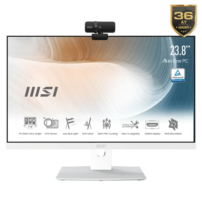 MSI Modern AM241TP 11M-237XTR i5-1135G7 16GB 512GB SSD 23.8” Full HD FreeDOS All In One PC