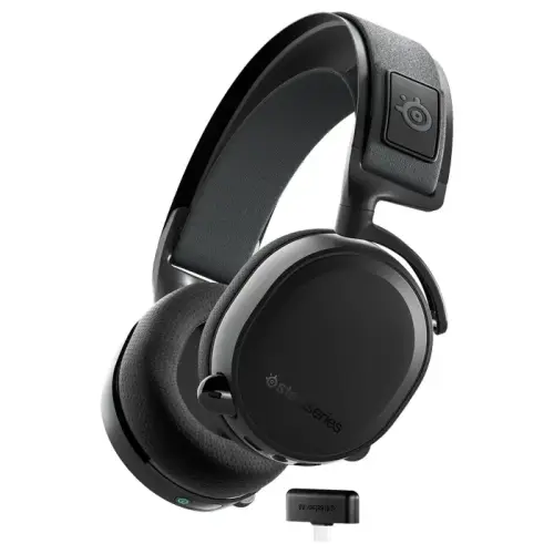 SteelSeries Arctis 7+ Mikrofonlu Kablosuz Siyah Gaming (Oyuncu) Kulaklık - SSH61470