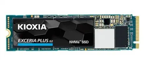 Kioxia Exceria Plus G2 LRD20Z500GG8 500GB 3400/3200MB/sn NVMe PCIe M.2 SSD Harddisk