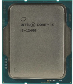 Intel Core i5-12400 2.50GHz 6 Çekirdek 18MB L3 Önbellek Soket 1700 Tray İşlemci