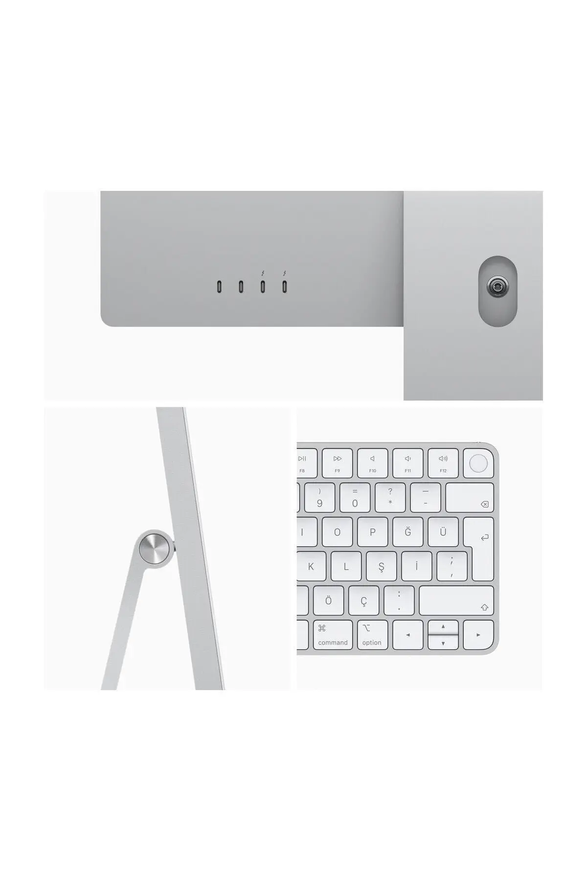Apple iMac MGPC3TU/A 8GB 256GB SSD 24″ MacOS All In One PC -Gümüş