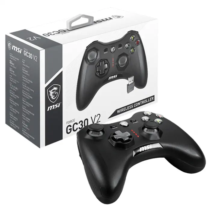 MSI Force GC30 V2 Black PC/Android Kablosuz Siyah Gamepad