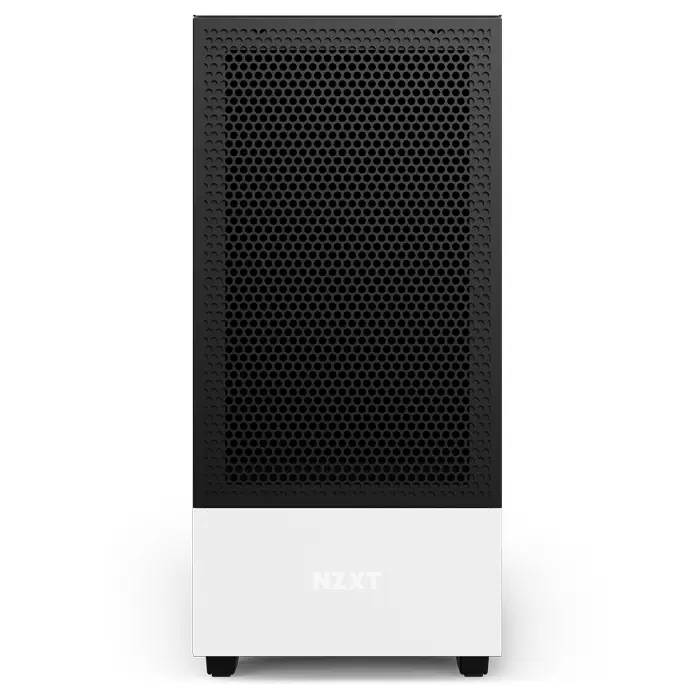 NZXT H510 Flow CA-H52FW-01 USB 3.2 Type-C Mesh Temperli Cam Beyaz ATX Mid-Tower Gaming (Oyuncu) Kasa