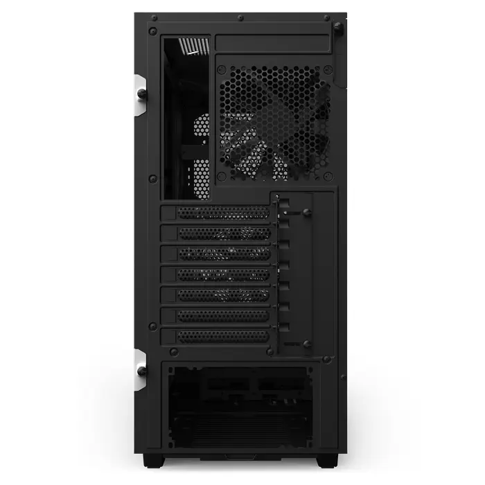 NZXT H510 Flow CA-H52FW-01 USB 3.2 Type-C Mesh Temperli Cam Beyaz ATX Mid-Tower Gaming (Oyuncu) Kasa
