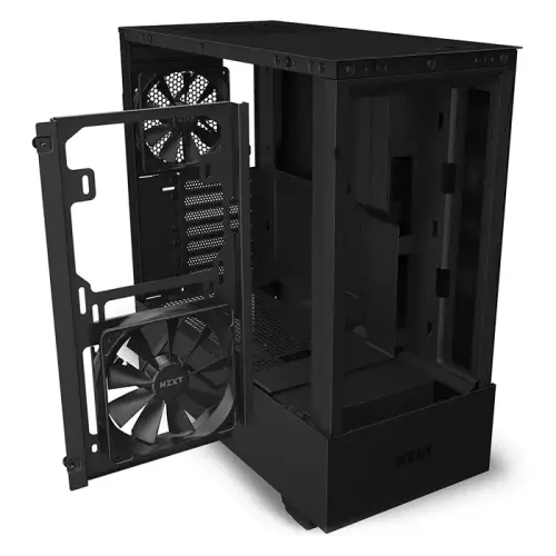 NZXT H510 Flow CA-H52FB-01 USB 3.2 Type-C Mesh Temperli Cam Siyah ATX Mid-Tower Gaming (Oyuncu) Kasa